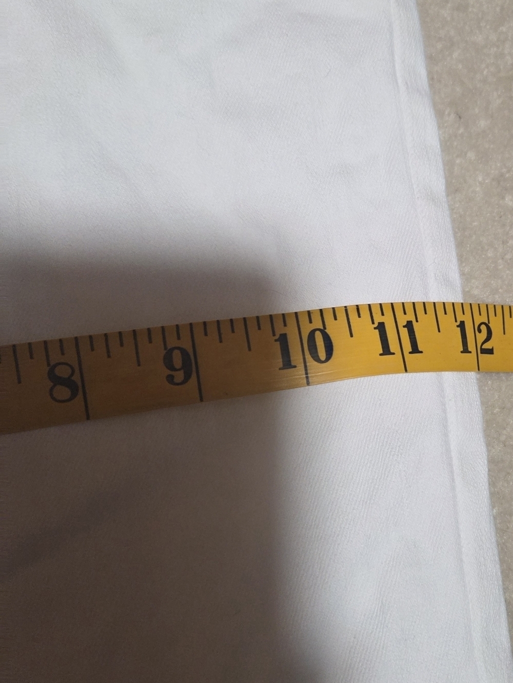 J Crew High Rise Wide Leg Denim Trouser White Size 32 Petite - Picture 8 of 10
